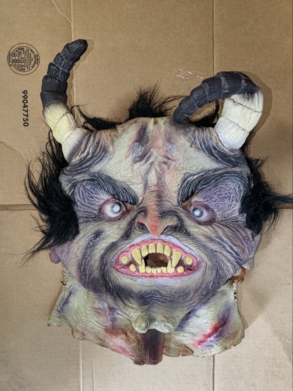 Vintage Latex Mask for Christmas or Halloween and Horror Movie Prop